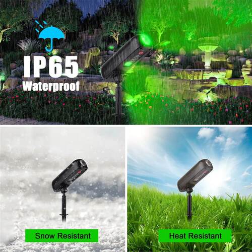 1/2PCS Solar LED Light Outdoor Solar Wall Light IP65 Green G
