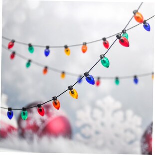 1/3/5M Christmas Decoration Light String Xmas Wreath DIY Col