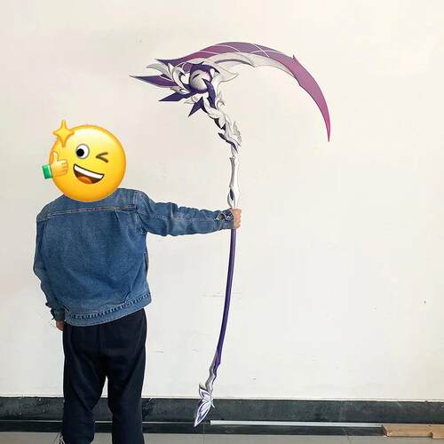Castorice Game Honkai: Star Rail Sickle Weapon Cosplay Props