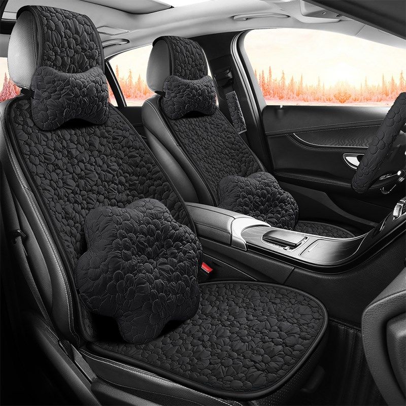 卡通花瓣汽车坐垫单片冬季毛绒无靠背三件四季通用椅垫后排座垫,汽车用品/电子/清洗/改装,通用座套/座垫,淘宝优惠券,粉丝福利购,淘宝优惠卷