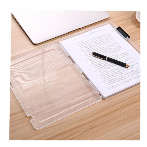 2024 Portable plastic folder A4 file storage box sorting