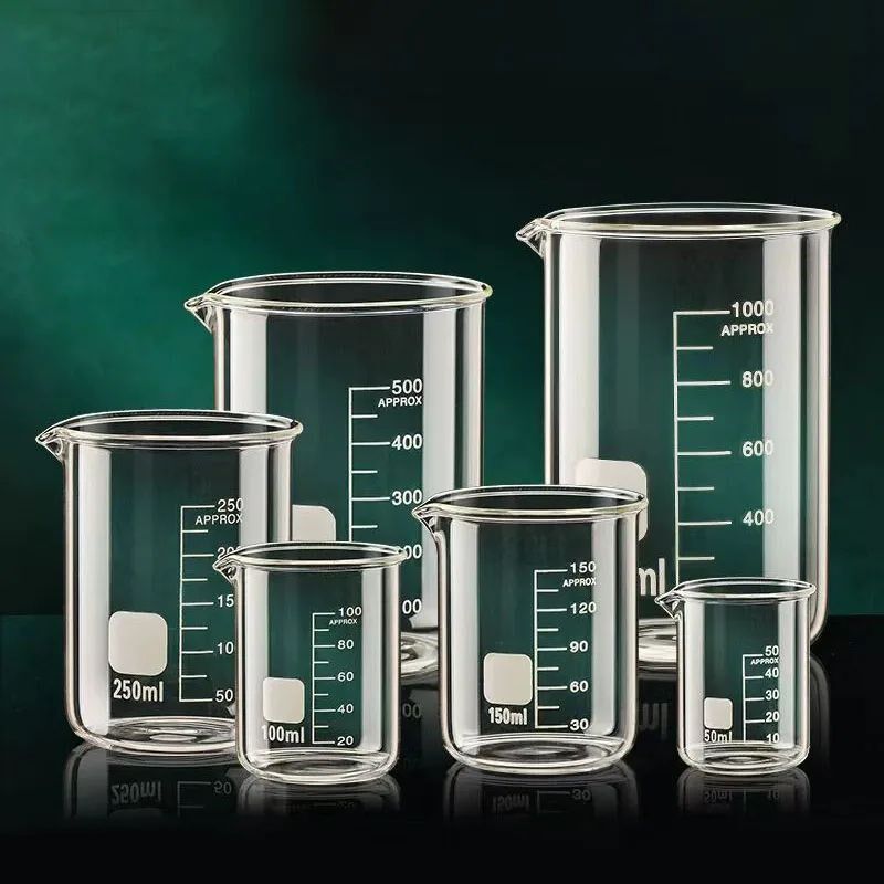 High Borosilicate Glass Measuring Cup Clear Scale Cup Labora