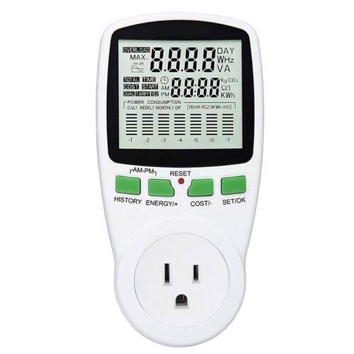 AC Power Meter 220V Digital Wattmeter Energy Meter Watt Mon