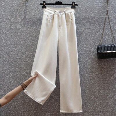 Autumn Spring Jeans Women Denim Pant  Vintage Straight Trous