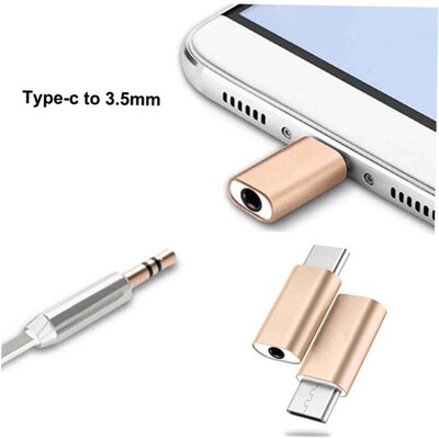 Mini Type C to Audio USB C USB 3.1 to 3.5mm AUX Jack Portabl