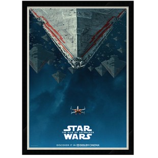 电影海报装 Str 天行者崛起 星球大战 饰画酒吧宿舍有框挂画 Wrs