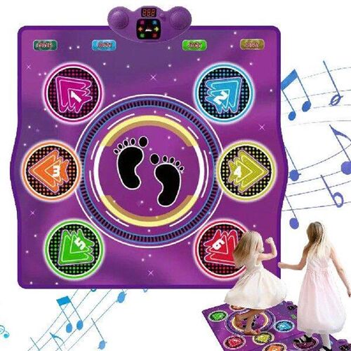 Electronic Dance Pad with LED Lights Dancing Mat Wireless