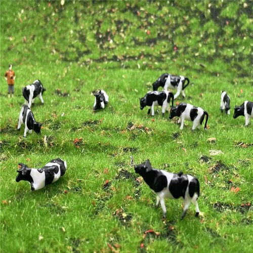 HO and N Scale Model Cows Miniature Farm Animal Model Cow Fo