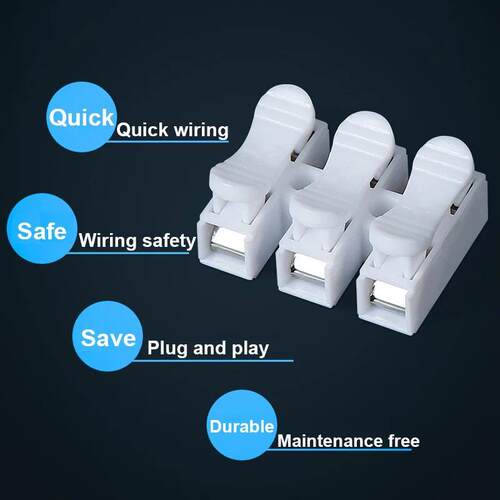 CH2 Quick Splice Lock Wire Connectors 2Pins Electrical Cable
