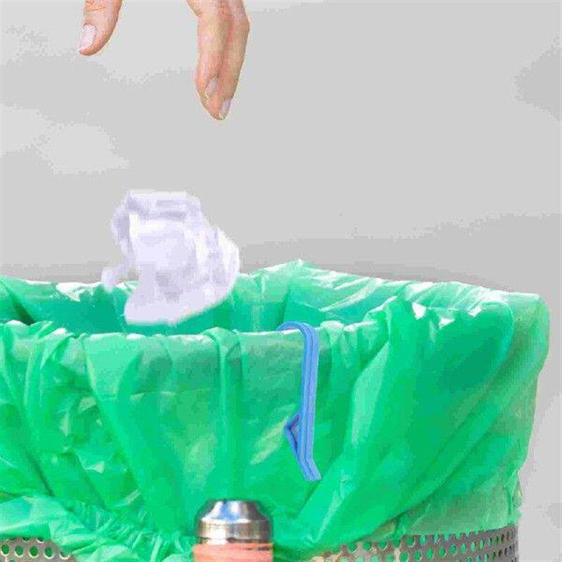 50 Pcs Car Trash Can Garbage Clip Waste Basket Clips Bin - 实物图