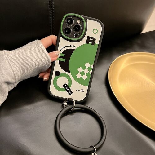 Silicone Phone Case Lanyard Ring Loop Grip Wrist Strap Cover