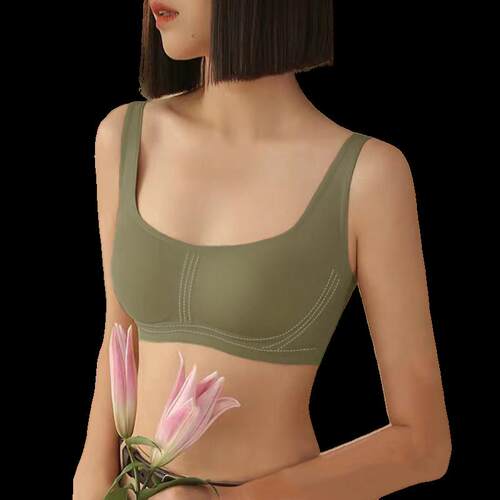 Seamless Bra Wire Free Brassieres Soft Womens Underwear Com