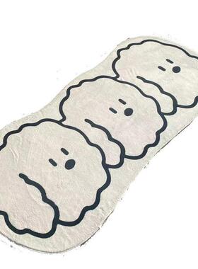 Motley Round Carpet Livingroom Plush Fluffy Rug Home Decor