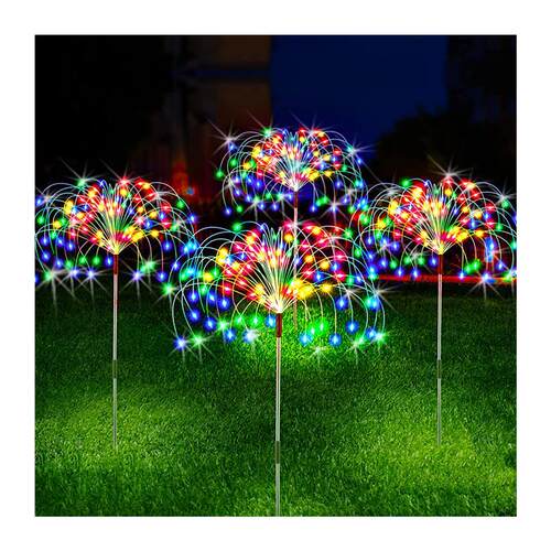 Solar LED Firework Fairy Lights Outdoor Garden Decoration