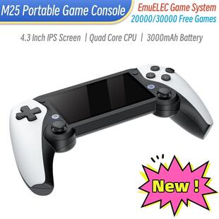 New Arrival M25  Handheld Game Players 4.3 inch Screen Quad