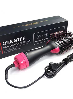 4in1 hair dryer brush curler straightener roller styler comb