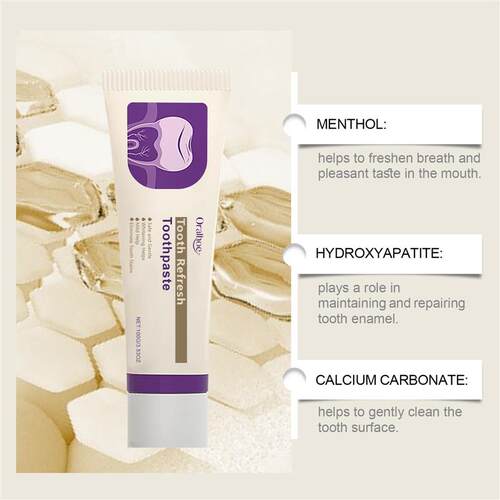 ORALHOE Toothpaste - Gentle Teeth Cleaning, Fresh Breath, an