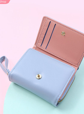 2021 New Fashion Womens Wallet Short Women Coin Purse W