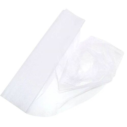 5meter/lot sheer crystal organza tulle roll fabric for weddi