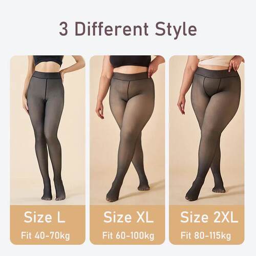 Thick Pantyhose For Women Warm Winter Plus Size High Waist E