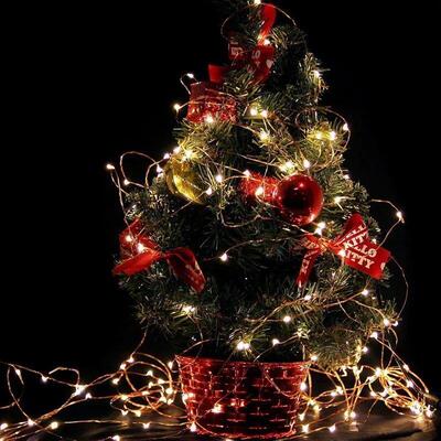 New Year Christmas Decoration Holiday Fairy Lamp Copper Wire