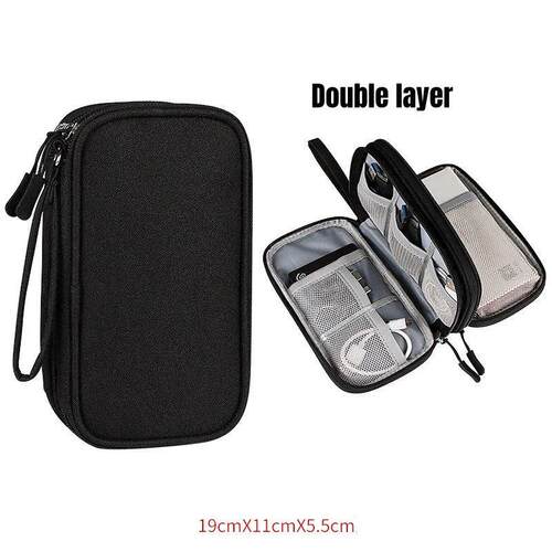 Large Size Travel Cable Organizer Bag Storage Pouch Carry Ca