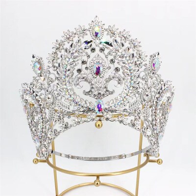 Miss Teen Earth 2023 for Pageant Big Alloy Crown Adjustable