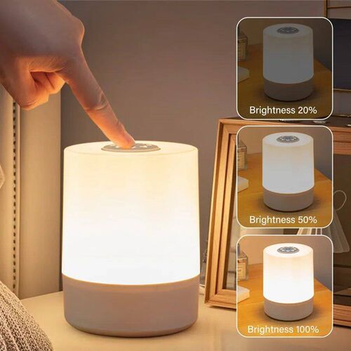 Touch Led Night Lights Dimmable Bedside Desktop lampe led Re