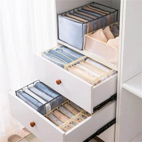 Clothes Organizer Jeans Pants Storage Box Wardrobe Drawer Or