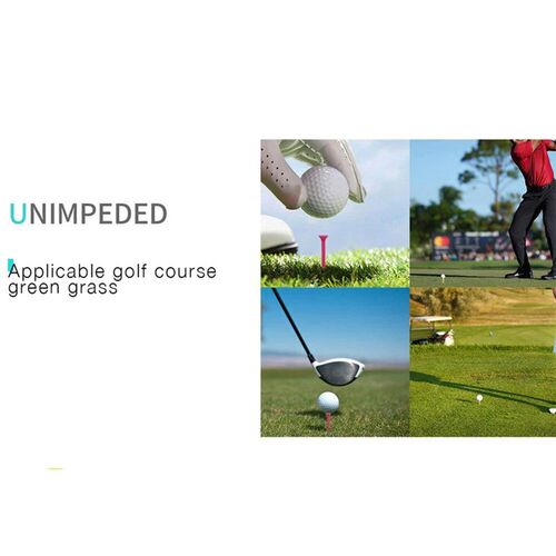 50-Pack Golf Tee Set - Unbreakable Golf Tees with Improved D