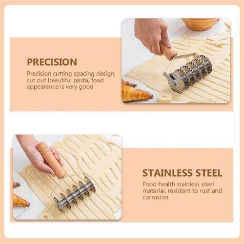 Stainless Steel Noodle Knife Dough Strip Pasta Kitchen Tool