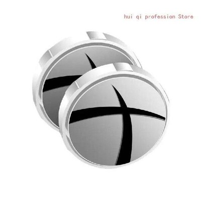 2pcs Blind Spots Mirrors Suction Cup Type 2in Glass Convex