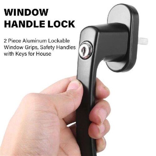Balcony Door Handle Lockable Window Handles With Key &