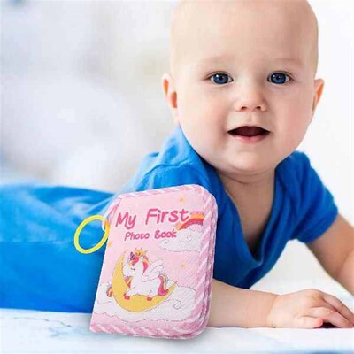 Baby Keepsake Book Childrens Cloth Photo Frame Cute Album