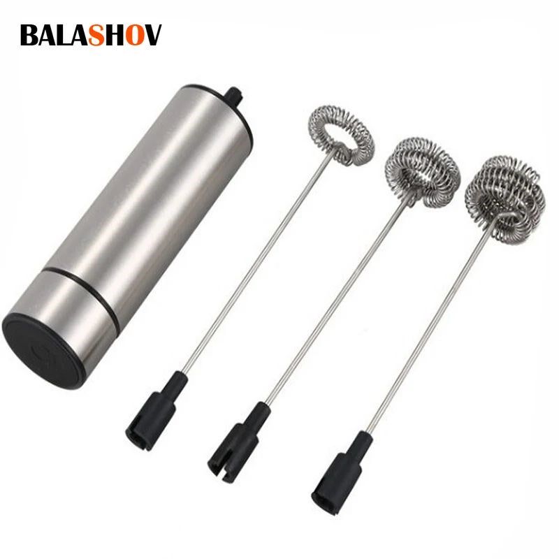 Electric Whisk Head Milk Frother Wireless Handheld Powerful图片