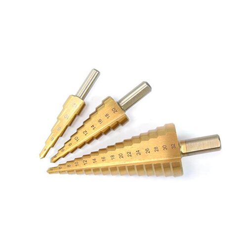 Pagoda drill bit spiral groove Tower metal hole opener step