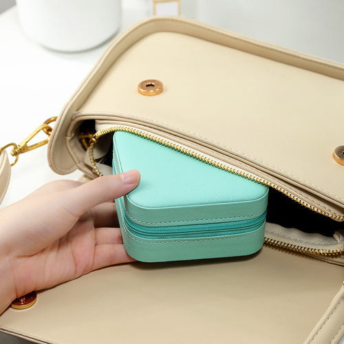 Travel Jewelry box jewelry bag portable Earring Box首饰盒