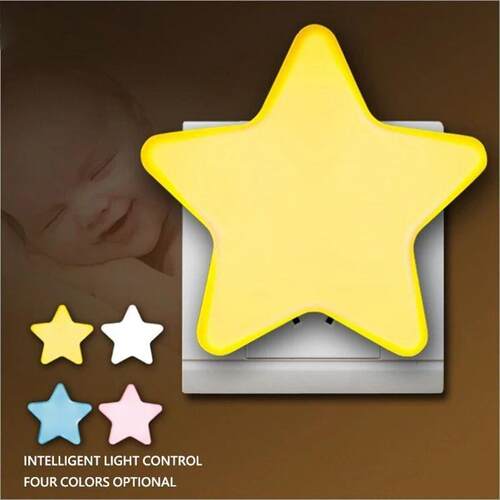 LED Stars Night Lights EU/US Plug Night Lamp Light Home Deco