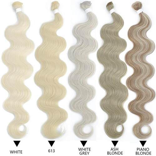 Body Wave Bundles Brazilian Hair Weaving Soft Natural Synthe