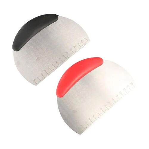 Portable Stainless Steel Half Round Scraper with Scale