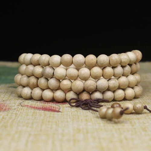 Mosquito Repellent Old Materials Camphor Wood 8mm Beads Natu