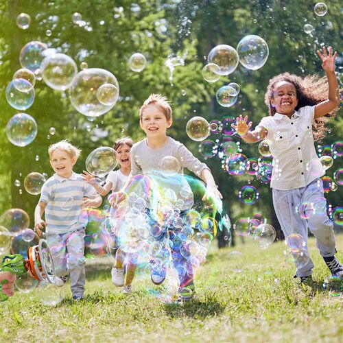 Bubble Gun Bubble Machine Dinosaur Bubble Machine Toys Suita