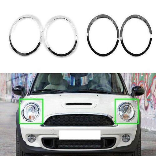 2 PCS Car Headlight Frame For BMW MINI Cooper R55 R56 R57