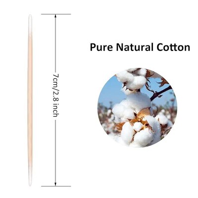500pcs Double Head Tip Cotton Swabs Microblading Multipurpos