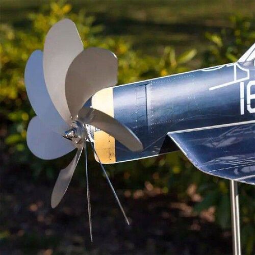 Stainless Steel Aircraft Wind Vane Metal Wind Vane Garden