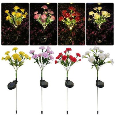 Carnation Solar Garden Lights Solar Outdoor Garden Lights
