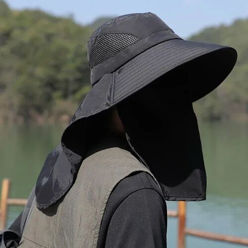 Summer Sun Hats UV Protection Outdoor Hunting Fishing Cap Fo