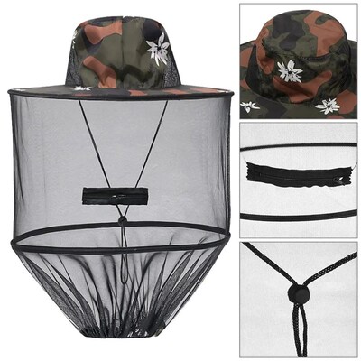 Mosquito Hat With Hidden Net Mesh Repellent Insect Bee