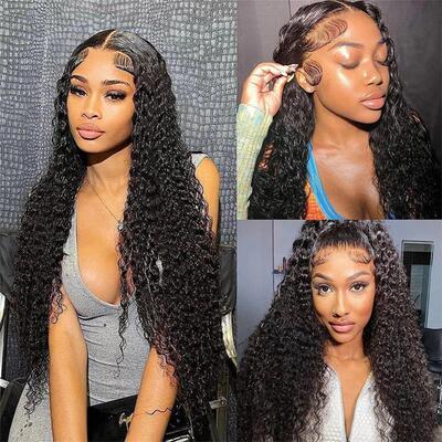 Indian Kinky Curly Human Hair 1 3 4 Bundles Deal Raw Hair Or