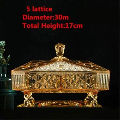 transparent Acrylic plate fruit basin dry candy dish sugar
